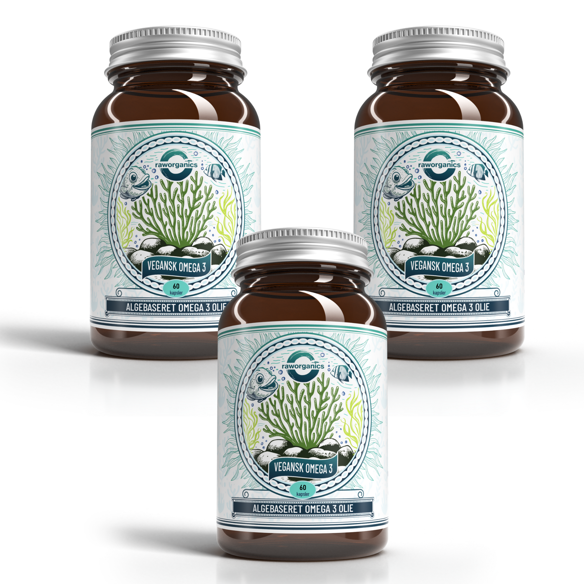 3 x Vegaaninen Omega 3 (180 kapselia)