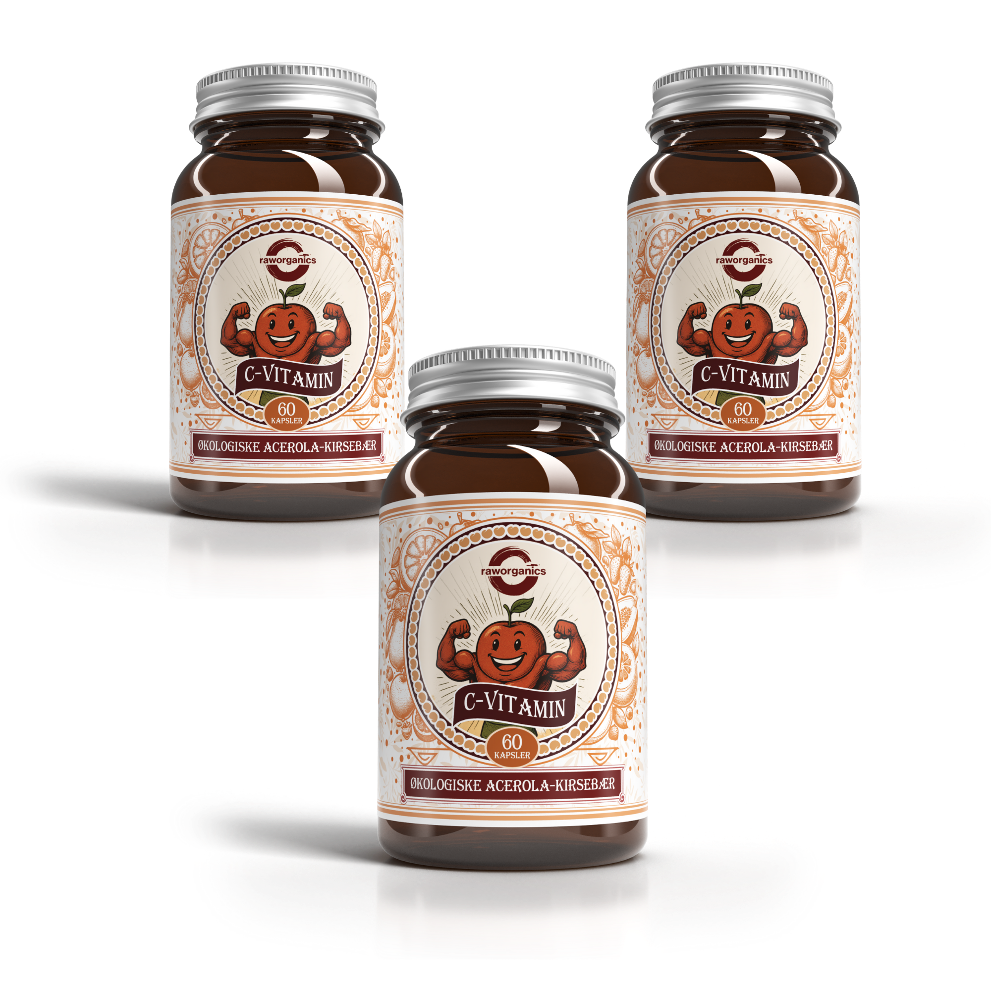 3 x C-vitamiini (180 kapselia)
